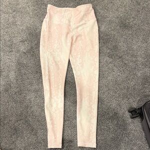 CALIA by Carrie Underwood Light Pink Patterned Leggings